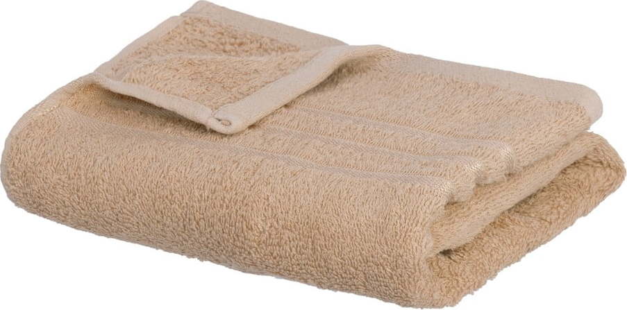 Béžový froté bavlněný ručník 50x100 cm Simple – Casa Selección Casa Selección