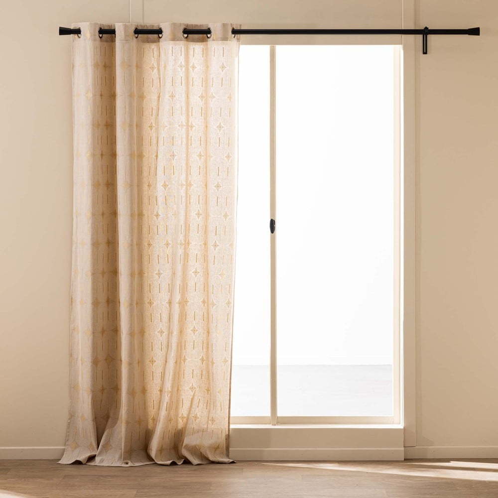 Béžový závěs 140x240 cm Ondine – douceur d'intérieur Douceur d intérieur