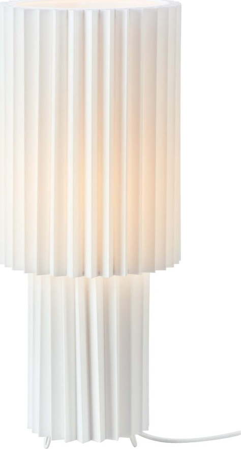 Bílá stolní lampa s textilním stínidlem (výška 45 cm) Catis – Markslöjd Markslöjd