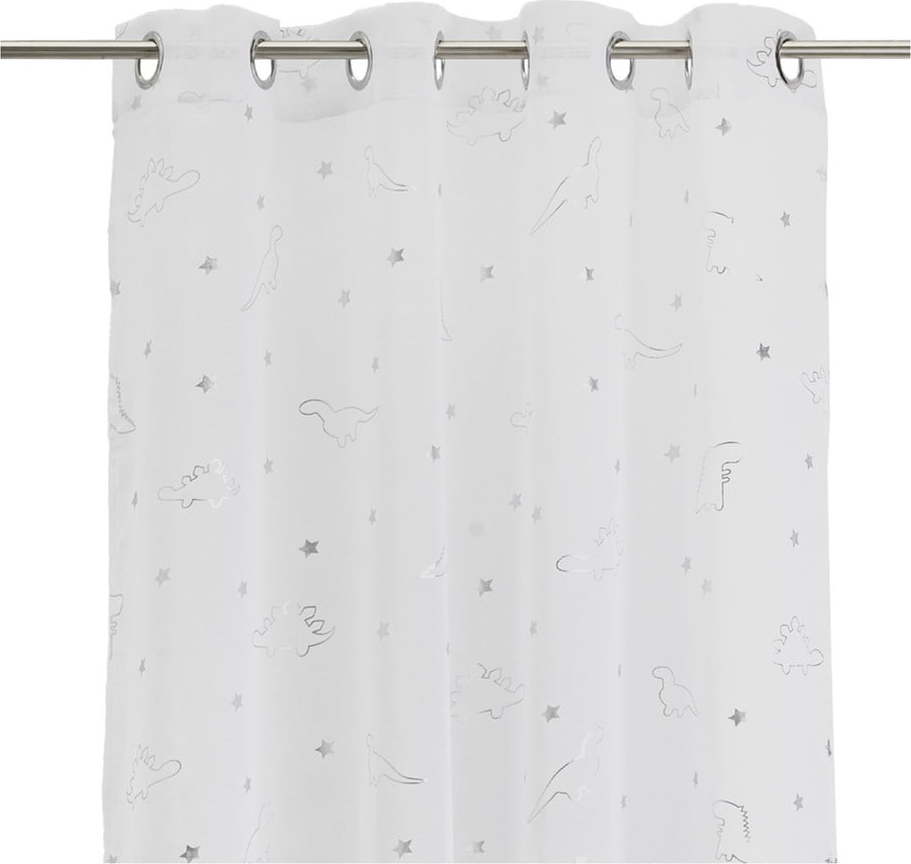 Bílá/ve stříbrné barvě záclona 140x260 cm Dinos – Casa Selección Casa Selección