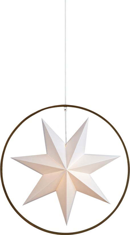 Bílo-šedá světelná dekorace ø 50 cm Speranza – Markslöjd Markslöjd