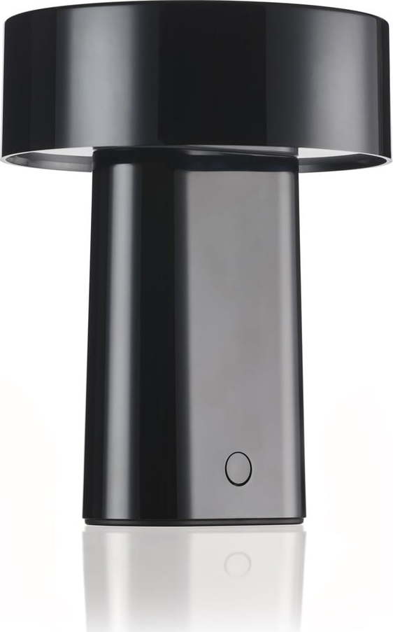 Černá plastová LED stolní lampa (výška 18 cm) Oblong – Zone Zone