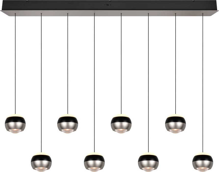 Černé/ve stříbrné barvě LED závěsné svítidlo Orbit – Trio Select Trio Select