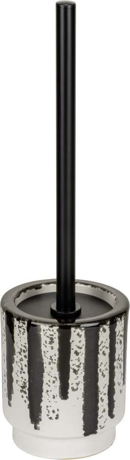 Černobílá keramická WC štětka Subiza – Wenko WENKO