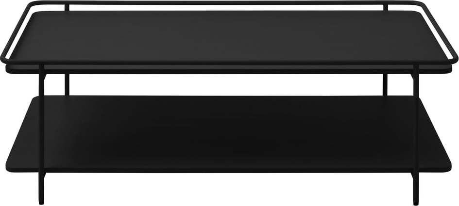 Černý kovový konferenční stolek 55x110 cm Yuba – Unique Furniture Unique Furniture