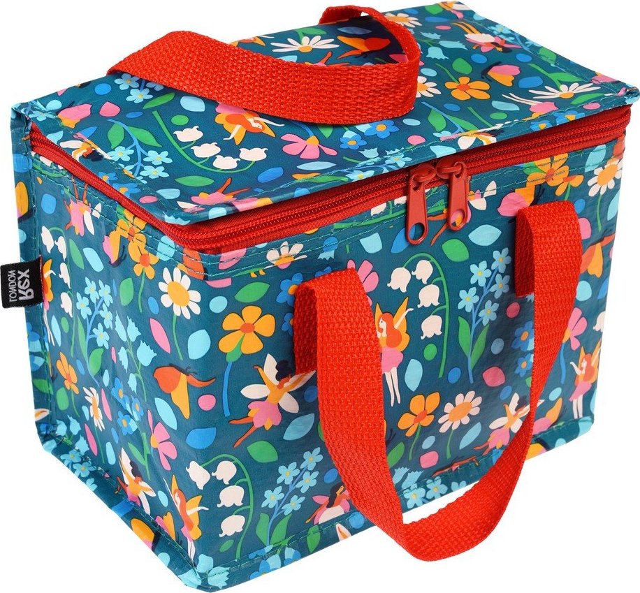 Červená/tmavě modrá chladicí taška Fairies in the Garden – Rex London Rex London