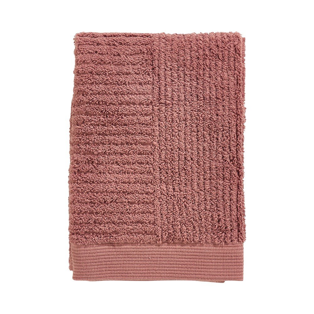 Červený froté bavlněný ručník 50x70 cm Classic – Zone Zone