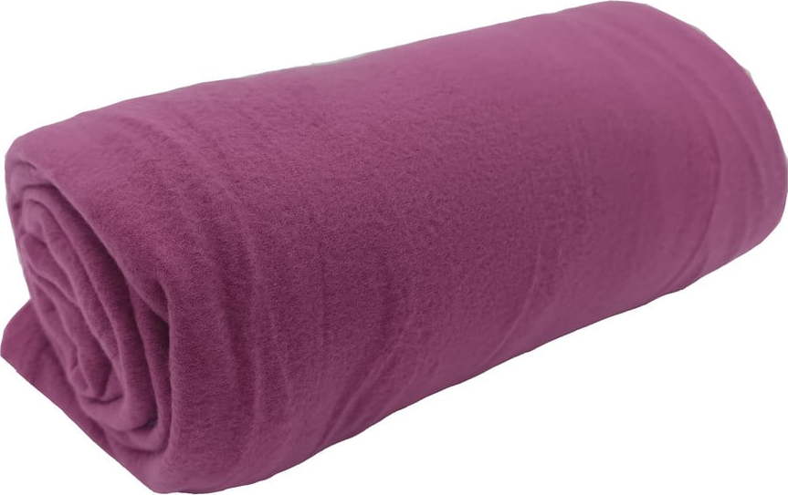 Fialová fleecová deka 150x200 cm Plain – JAHU collections JAHU collections