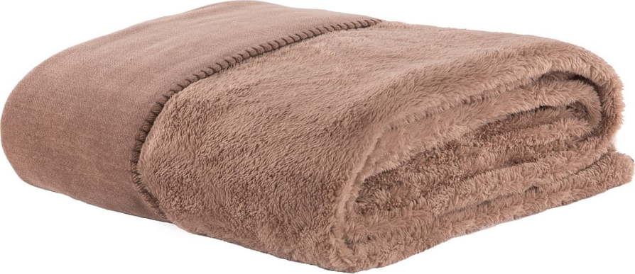 Hnědá deka z mikroplyše 150x200 cm Tomo – Tiseco Home Studio Tiseco Home Studio