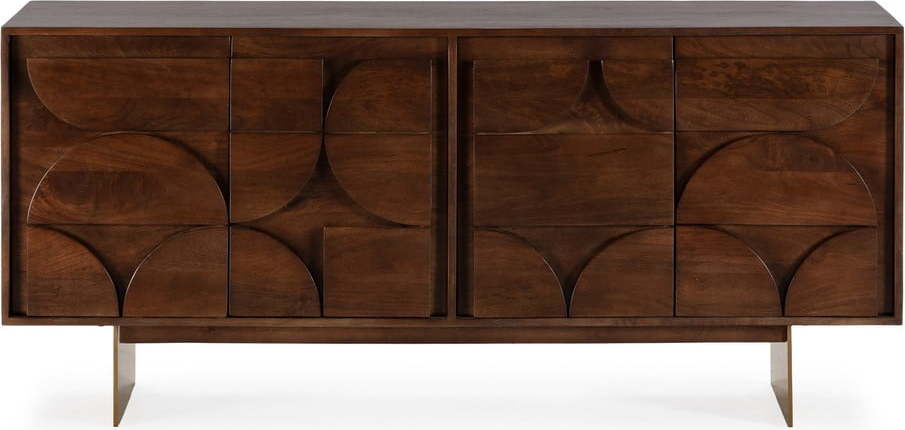 Hnědá komoda z mangového dřeva 165x76x40 cm Trisha – MOME Mome