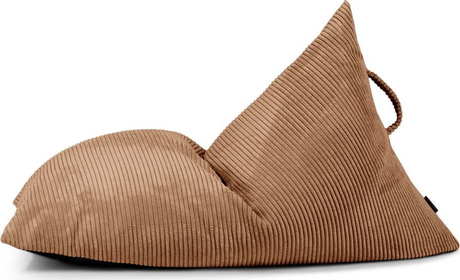 Hnědý manšestrový dětský sedací vak Razzy – SLOWDOWN SLOWDOWN