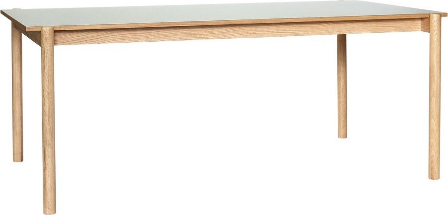 Jídelní stůl z dubového dřeva 107x190 cm Oblique – Hübsch Hübsch