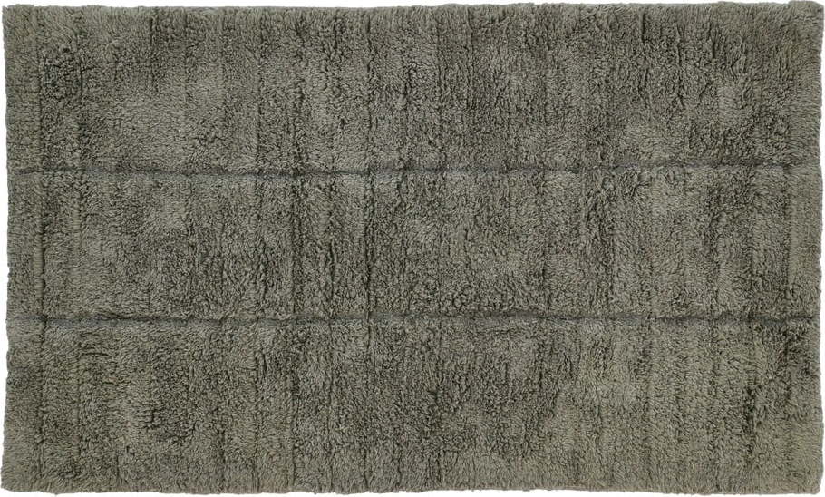 Khaki koupelnová předložka 50x80 cm Tiles – Zone Zone