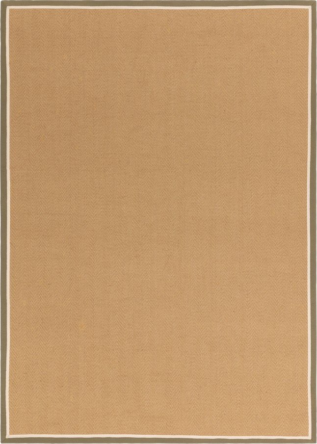 Khaki/v přírodní barvě oboustranný/ručně tkaný jutový koberec 160x230 cm Bordo Herringbone Khaki – Asiatic Carpets Asiatic Carpets