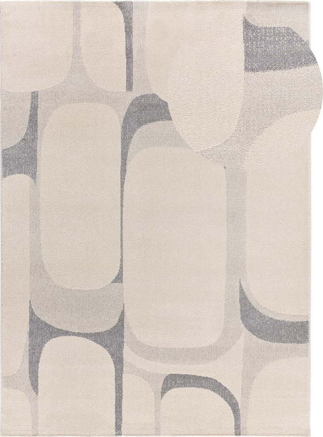 Koberec ve světle šedé a krémové barvě 160x230 cm Porto – Universal Universal