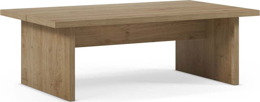 Konferenční stolek s deskou v dubovém dekoru v přírodní barvě 70x120 cm Loana – Marckeric Marckeric