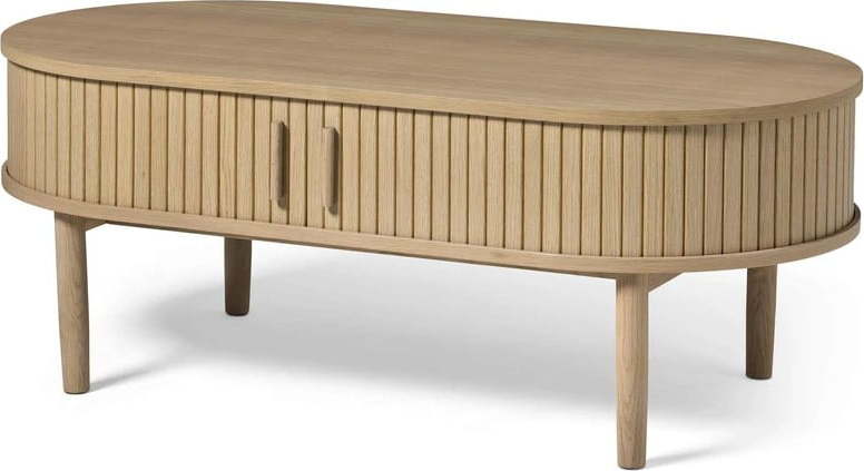 Konferenční stolek v dekoru dubu v přírodní barvě 60x120 cm Meta – Unique Furniture Unique Furniture