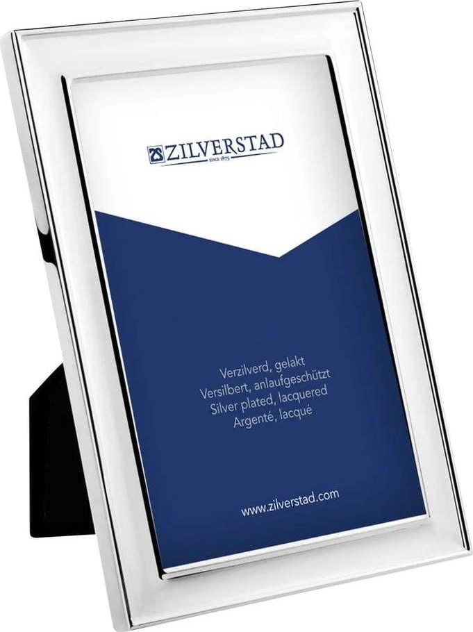 Kovový stojací rámeček ve stříbrné barvě 15x20 cm Berlin – Zilverstad Zilverstad