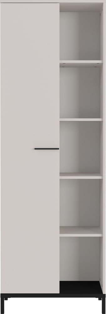 Krémová knihovna 64x190x34 cm Rovigo – Germania Germania