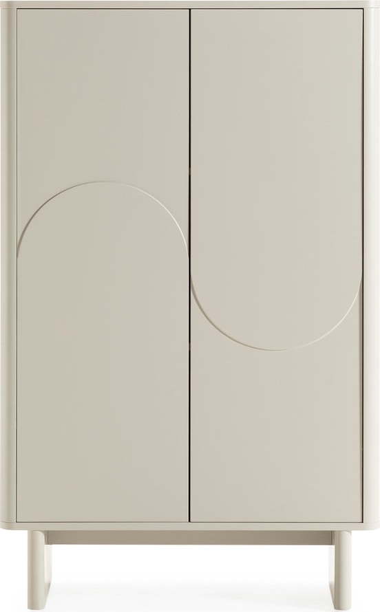 Krémová skříňka 80x130x40 cm Solei – MOME Mome