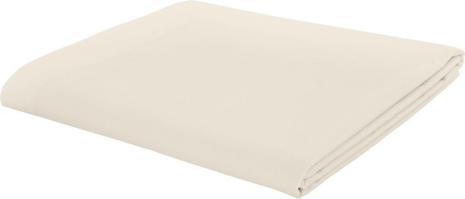 Krémové perkálové prostěradlo 275x275 cm Easy Iron Percale – Catherine Lansfield Catherine Lansfield