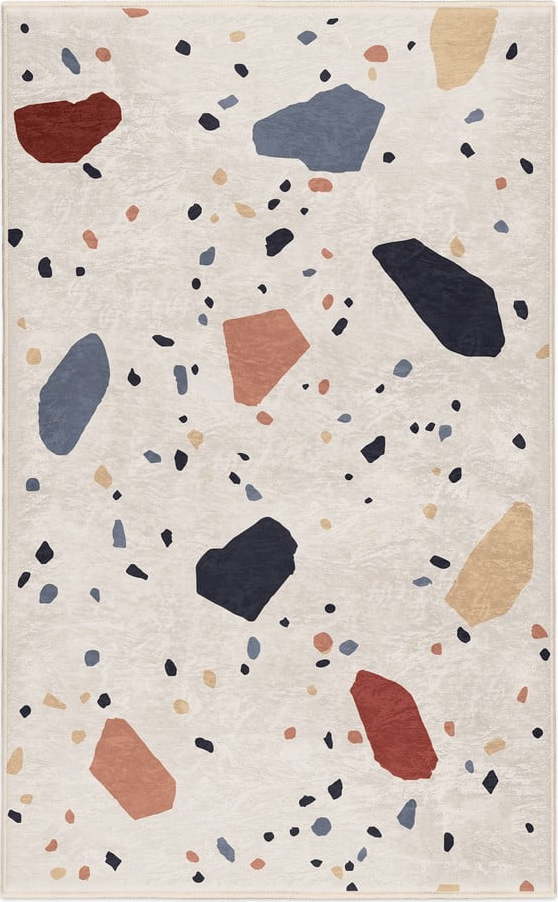 Krémový pratelný koberec 80x150 cm Cracked Terrazzo – Mila Home Mila Home