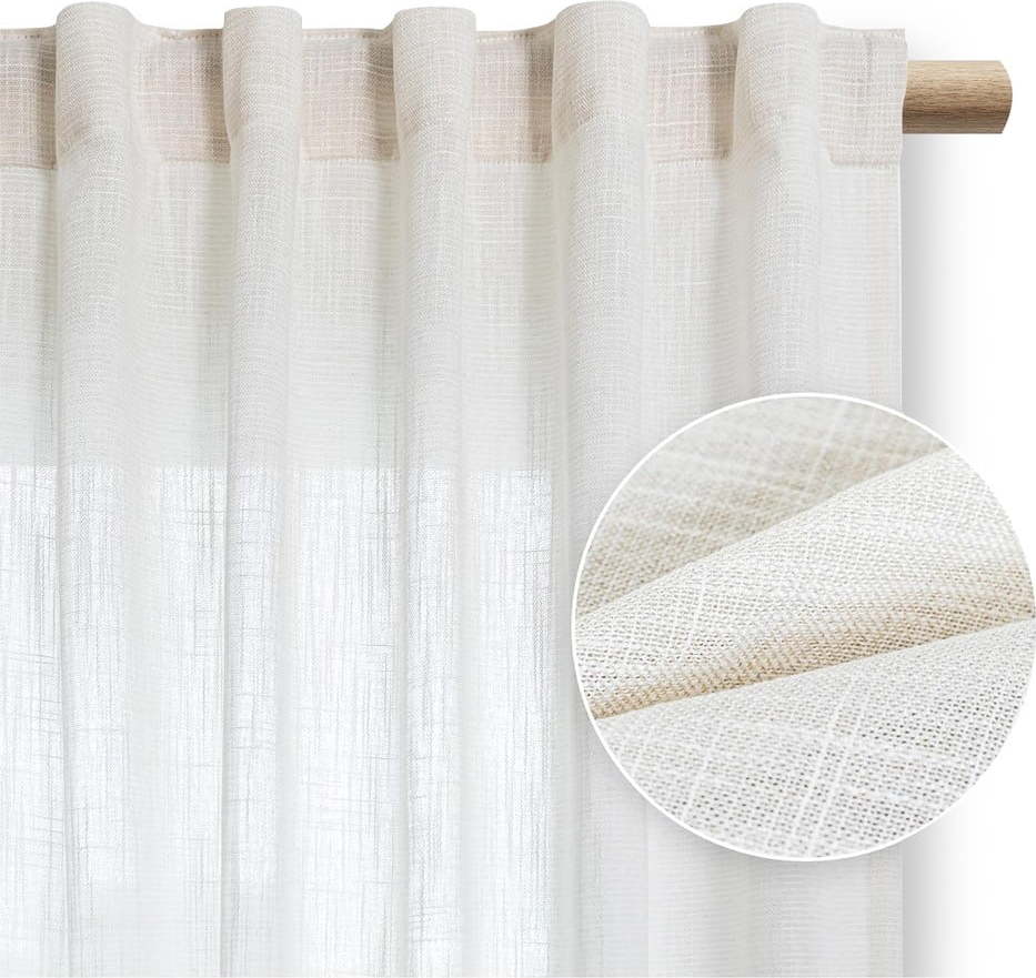 Krémový závěs 140x270 cm Valeta – Restilo Restilo