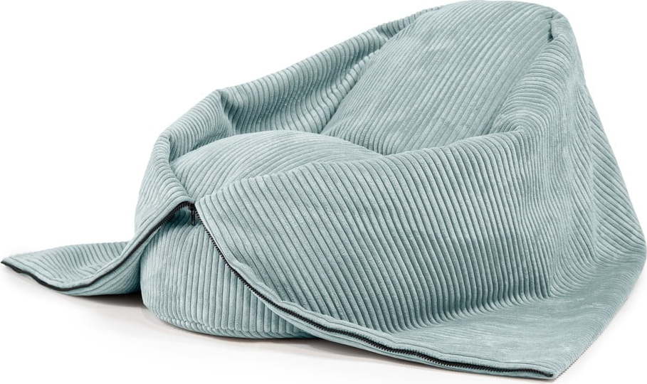 Manšestrový dětský sedací vak v mentolové barvě Cocoon 80 – SLOWDOWN SLOWDOWN