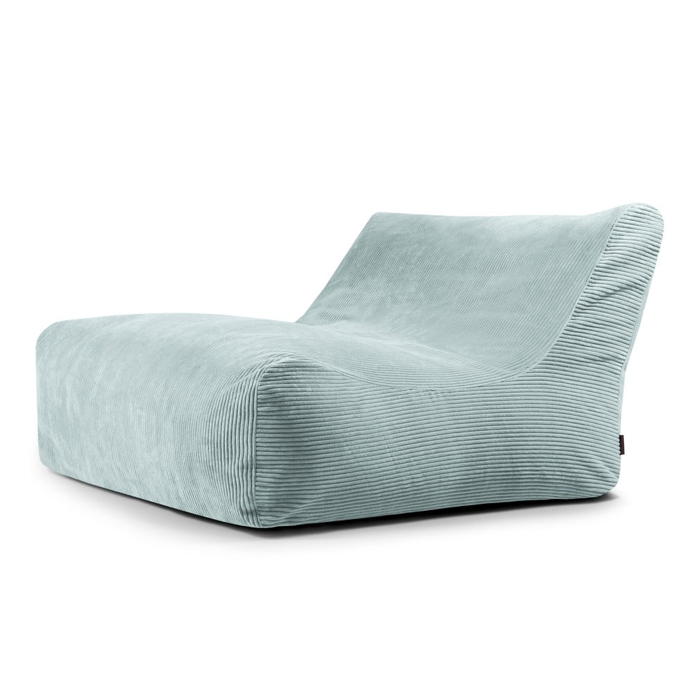 Manšestrový sedací vak v mentolové barvě Sofa Lounge – SLOWDOWN SLOWDOWN