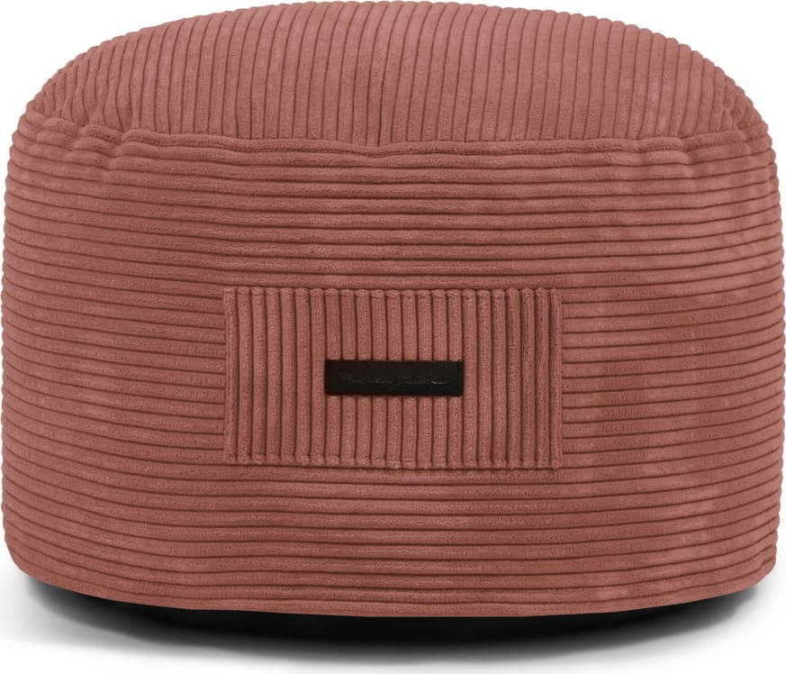 Manšestrový taburet v cihlové barvě Om 60 – SLOWDOWN SLOWDOWN