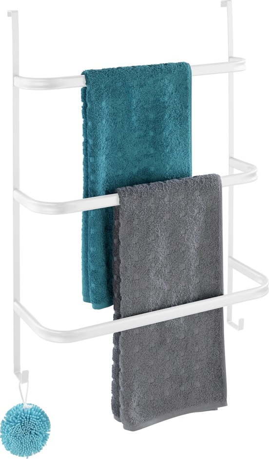 Matně bílý závěsný ocelový držák na ručníky Irpinia – Wenko WENKO