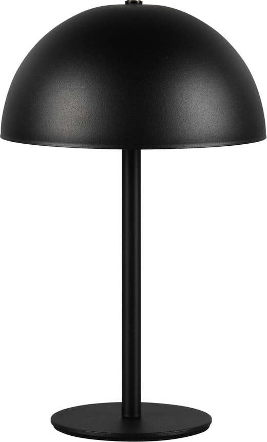 Matně černá LED stolní lampa s kovovým stínidlem (výška 21 cm) Munoz – Trio TRIO