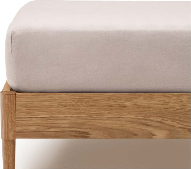 Napínací bavlněné prostěradlo taupe 150x200 cm Simmel – Kave Home Kave Home