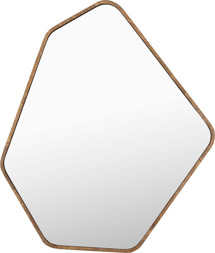 Nástěnné zrcadlo s dřevěným rámem 41