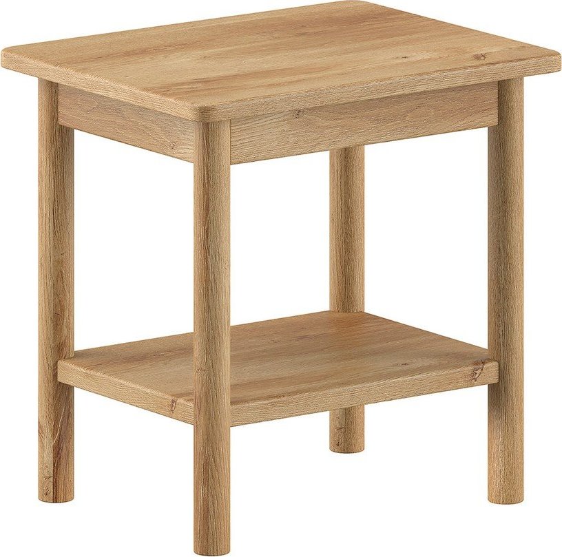 Noční stolek z dubového dřeva v přírodní barvě Olive – Vipack Vipack