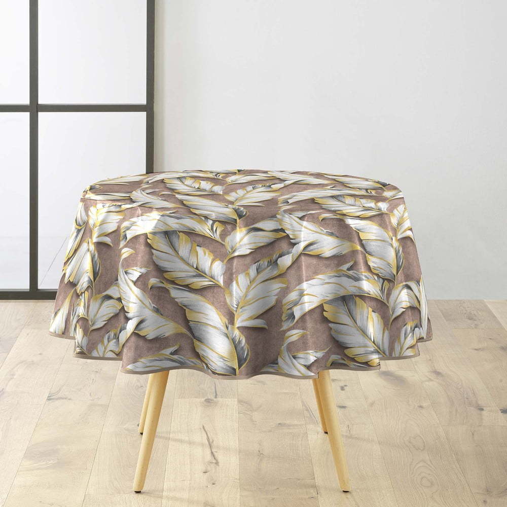 Omyvatelný ubrus ø 160 cm Ebany – douceur d'intérieur Douceur d intérieur