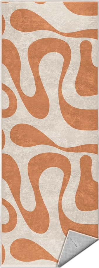 Oranžový pratelný běhoun 80x200 cm Caramel Latte – Mila Home Mila Home