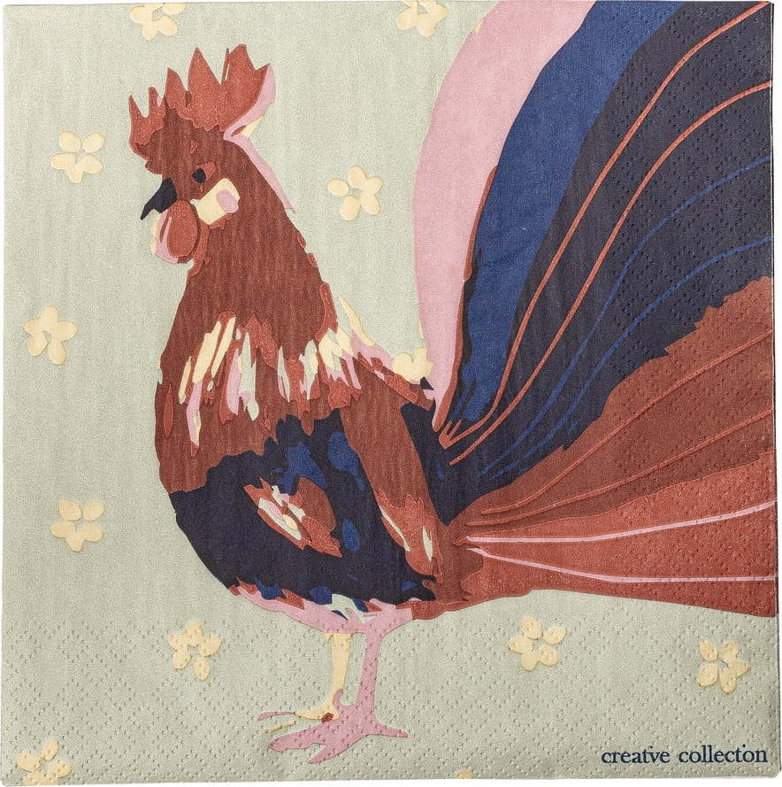 Papírové ubrousky v sadě 20 ks 33x33 cm Hanaia – Bloomingville Bloomingville