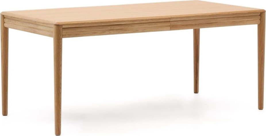 Rozkládací jídelní stůl s přídavnou deskou v dekoru dubu 90x160 cm Lenon – Kave Home Kave Home
