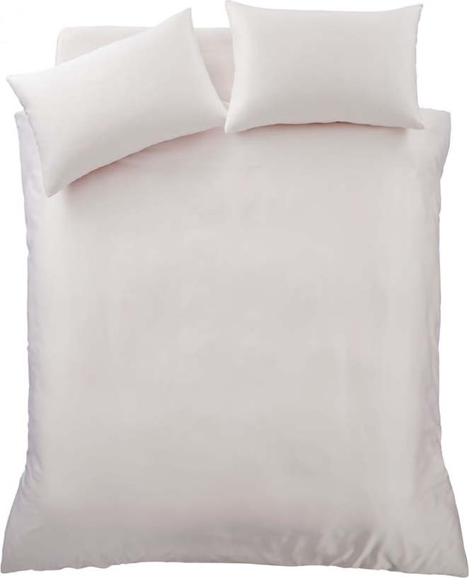 Růžové saténové povlečení na dvoulůžko/prodloužené 230x220 cm Silky Soft – Catherine Lansfield Catherine Lansfield