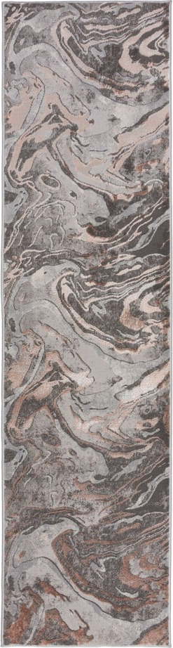 Šedo-béžový běhoun 80x300 cm Marbled – Flair Rugs Flair Rugs