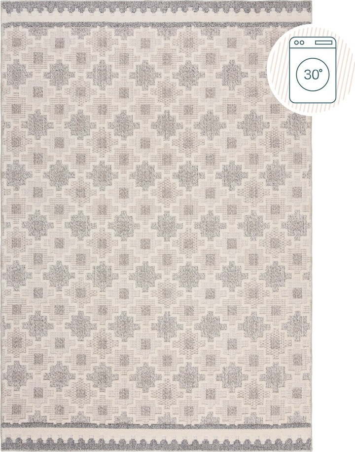 Šedobéžový pratelný koberec 155x230 cm Graysen – Flair Rugs Flair Rugs