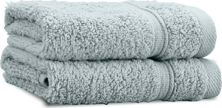 Šedozelené froté bavlněné ručníky v sadě 2 ks 30x30 cm Zero Twist – Catherine Lansfield Catherine Lansfield