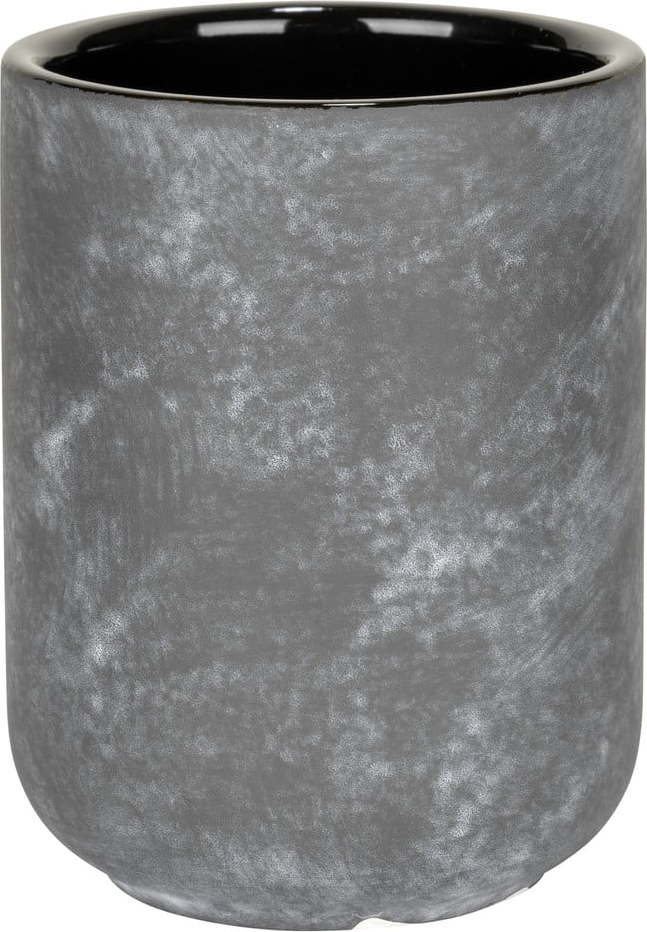 Šedý keramický kelímek na zubní kartáčky Sacile – Wenko WENKO