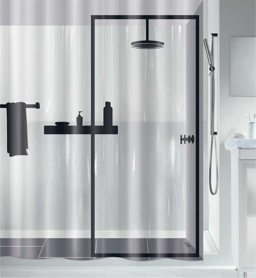 Sprchový závěs 180x200 cm Illusion – Spirella SPIRELLA