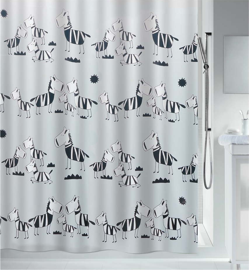 Sprchový závěs 180x200 cm Zebi – Spirella SPIRELLA