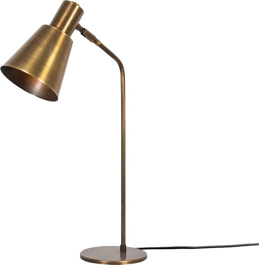 Stolní lampa v bronzové barvě s kovovým stínidlem (výška 50 cm) Sivani – Opviq lights Opviq lights