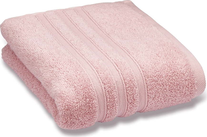 Světle růžová froté bavlněná osuška 70x120 cm Zero Twist – Catherine Lansfield Catherine Lansfield