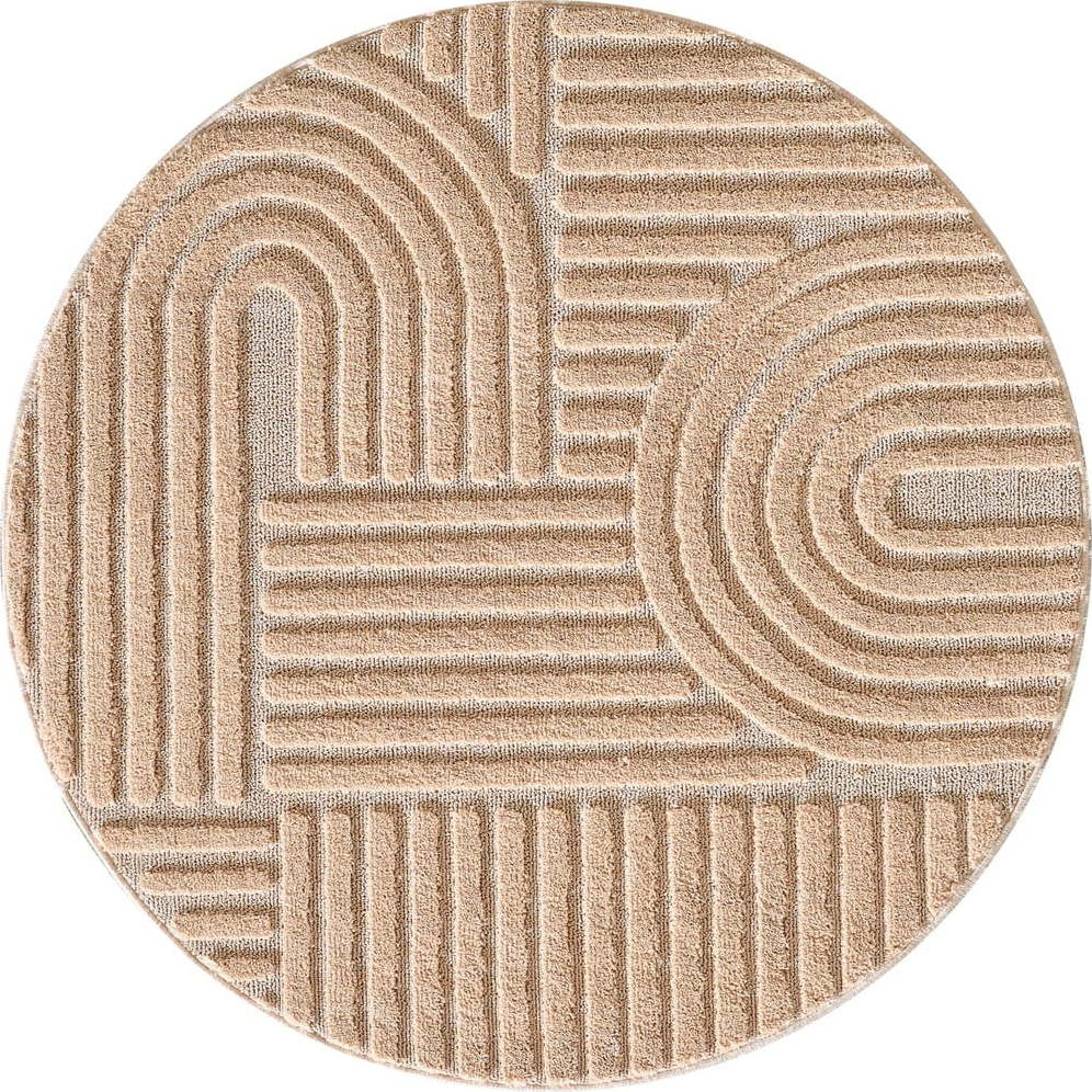 Světle růžový kulatý koberec ø 80 cm Art 1121 – Ayyildiz Carpets Ayyildiz Carpets