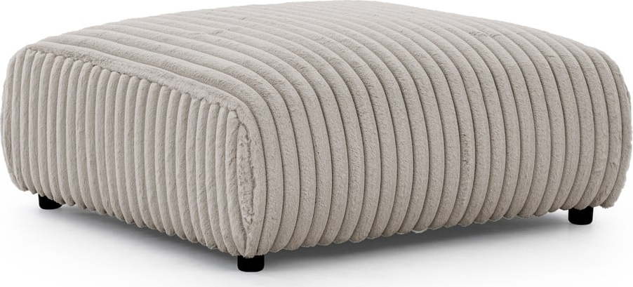 Světle šedá manšestrová podnožka Justin – Ropez Ropez